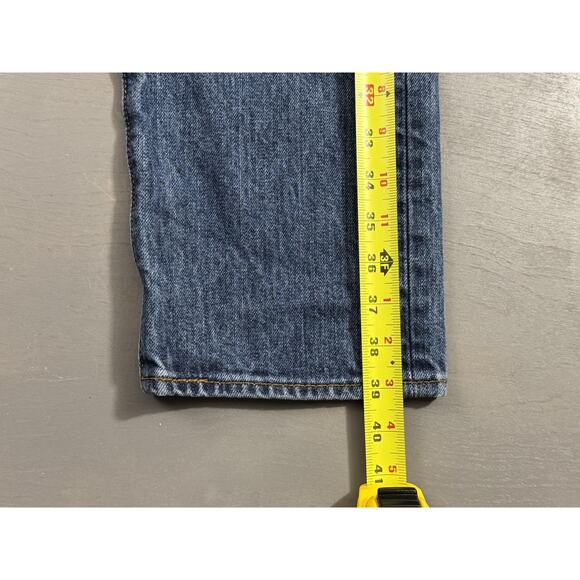 Levi's Jeans Mens 29x30 Blue Denim 501 Straight Leg Button Fly Original Classic - Picture 9 of 14
